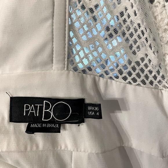 PatBO BOSSA LACE TRIM CORSET MAXI DRESS Size 4 S - Picture 9 of 9